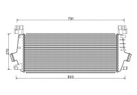 Intercooler, échangeur 37004549 International Radiators
