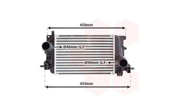 Intercooler, échangeur 37004592 International Radiators, Image 2