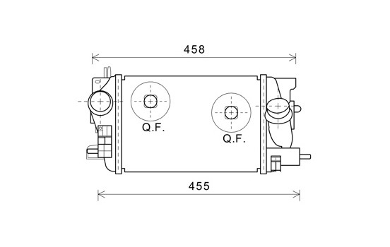 Intercooler, échangeur 37004593 International Radiators, Image 2