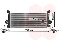Intercooler, échangeur 37004647 International Radiators