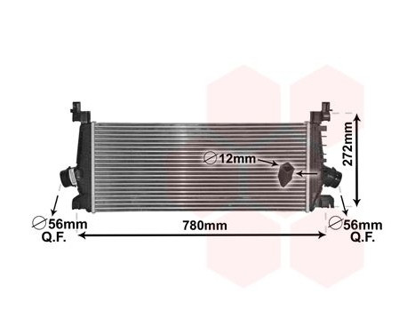 Intercooler, échangeur 37004647 International Radiators
