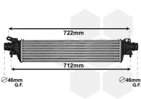 Intercooler, échangeur 37004662 International Radiators