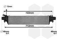 Intercooler, échangeur 37004663 International Radiators