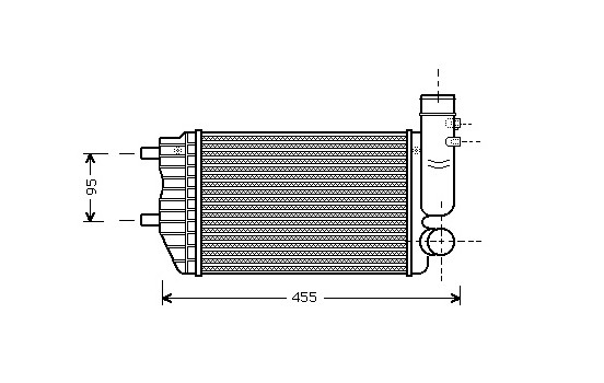 Intercooler, échangeur 40004183 International Radiators, Image 2