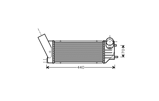 Intercooler, échangeur 40004279 International Radiators