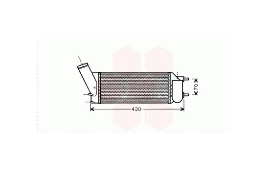 Intercooler, échangeur 40004335 International Radiators
