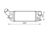 Intercooler, échangeur 40004362 International Radiators