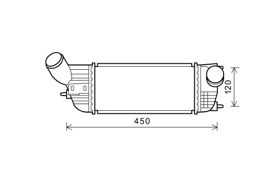 Intercooler, échangeur 40004362 International Radiators
