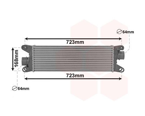 Intercooler, échangeur 40014701 International Radiators