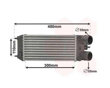 Intercooler, échangeur 40014702 International Radiators