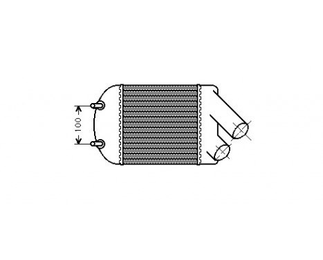 Intercooler, échangeur 43004222 International Radiators