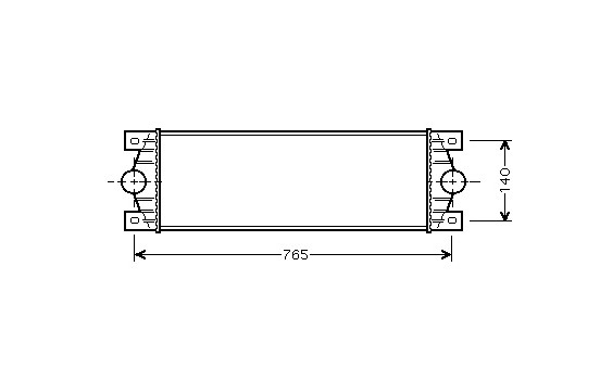 Intercooler, échangeur 43004329 International Radiators, Image 2
