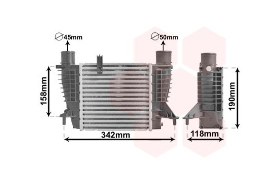 Intercooler, échangeur 43004338 International Radiators