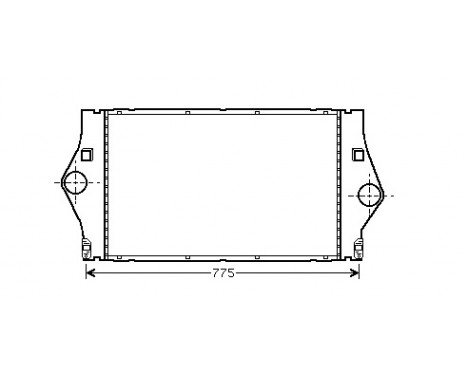 Intercooler, échangeur 43004363 International Radiators