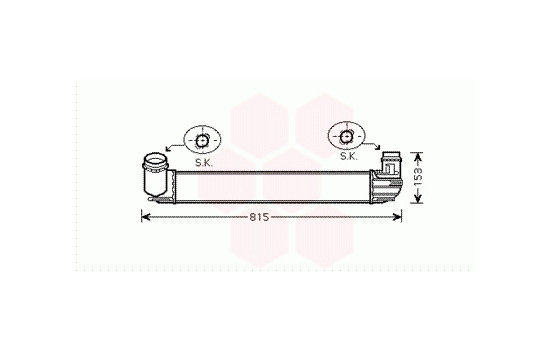 Intercooler, échangeur 43004412 International Radiators, Image 2