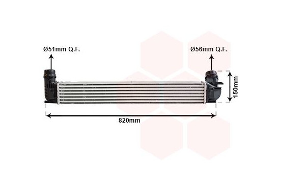 Intercooler, échangeur 43004412 International Radiators