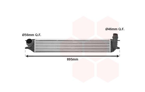 Intercooler, échangeur 43004426 International Radiators, Image 2