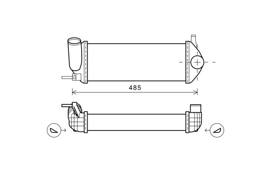 Intercooler, échangeur 43004484 International Radiators