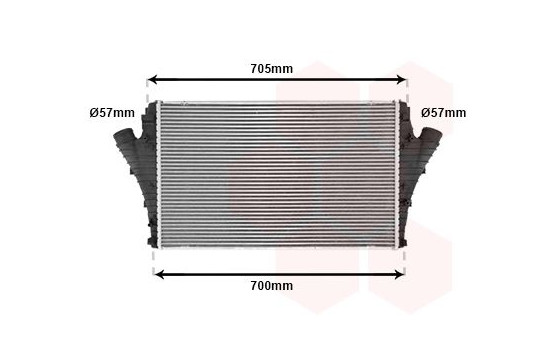 Intercooler, échangeur 47004068 International Radiators