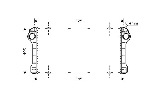 Intercooler, échangeur 53004476 International Radiators, Image 2