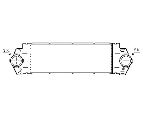 Intercooler, échangeur 58004233 International Radiators, Image 2