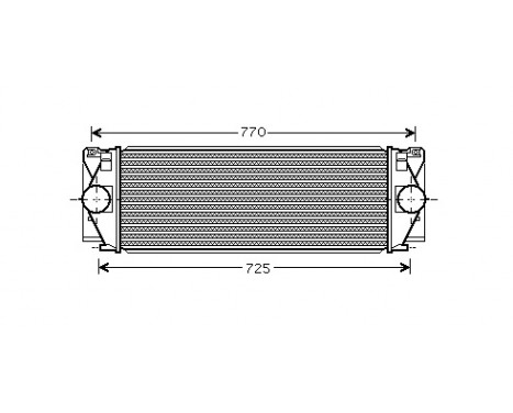 Intercooler, échangeur 58004267 International Radiators