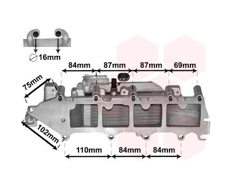 Intercooler, échangeur 58004357 International Radiators