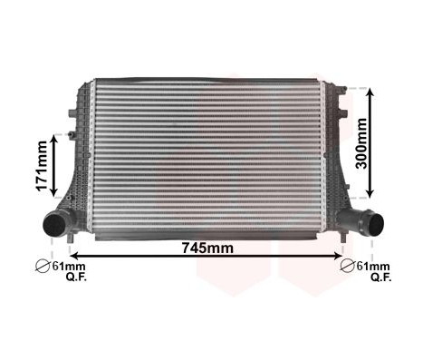 Intercooler, échangeur 58004377 International Radiators