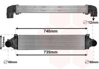 Intercooler, échangeur 59004190 International Radiators