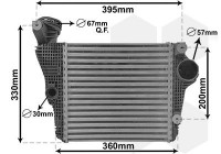 Intercooler, échangeur 74014701 International Radiators