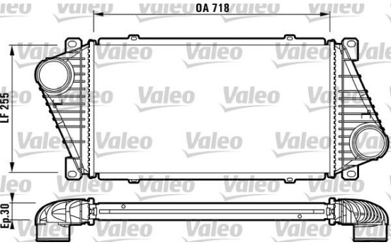 Intercooler, échangeur 816890 Valeo, Image 2