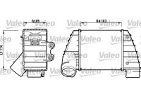 Intercooler, échangeur 817487 Valeo