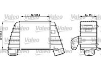 Intercooler, échangeur 817488 Valeo