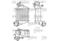 Intercooler, échangeur 817555 Valeo