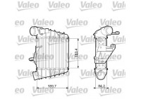 Intercooler, échangeur 817556 Valeo