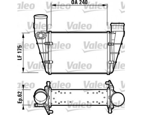 Intercooler, échangeur 817625 Valeo, Image 2