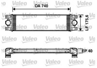 Intercooler, échangeur 817637 Valeo
