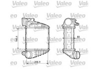 Intercooler, échangeur 817653 Valeo