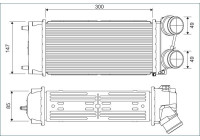 Intercooler, échangeur 817845 Valeo