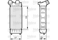 Intercooler, échangeur 818226 Valeo