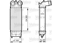 Intercooler, échangeur 818244 Valeo