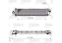 Intercooler, échangeur 818246 Valeo