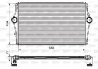 Intercooler, échangeur 818283 Valeo