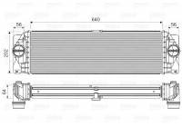 Intercooler, échangeur 818341 Valeo