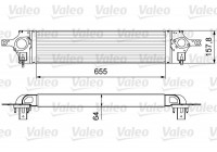 Intercooler, échangeur 818358 Valeo
