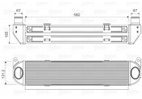 Intercooler, échangeur 818359 Valeo