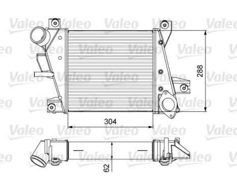 Intercooler, échangeur 818360 Valeo