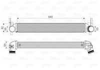 Intercooler, échangeur 818574 Valeo