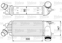 Intercooler, échangeur 818583 Valeo