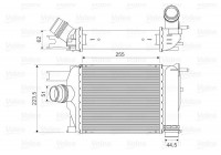 Intercooler, échangeur 818609 Valeo